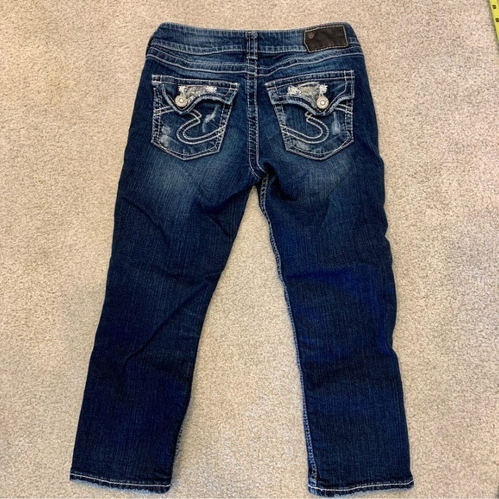 Silver Jeans Suki‎ Flap Pocket Capris 26 - Picture 8 of 13